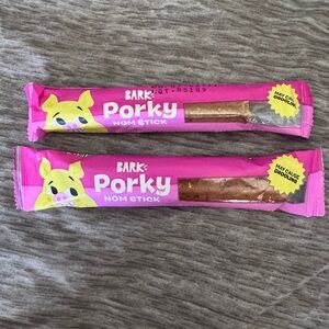 BARK Porky Nom Stick Dog Treats – Pork Recipe (Set of 2)